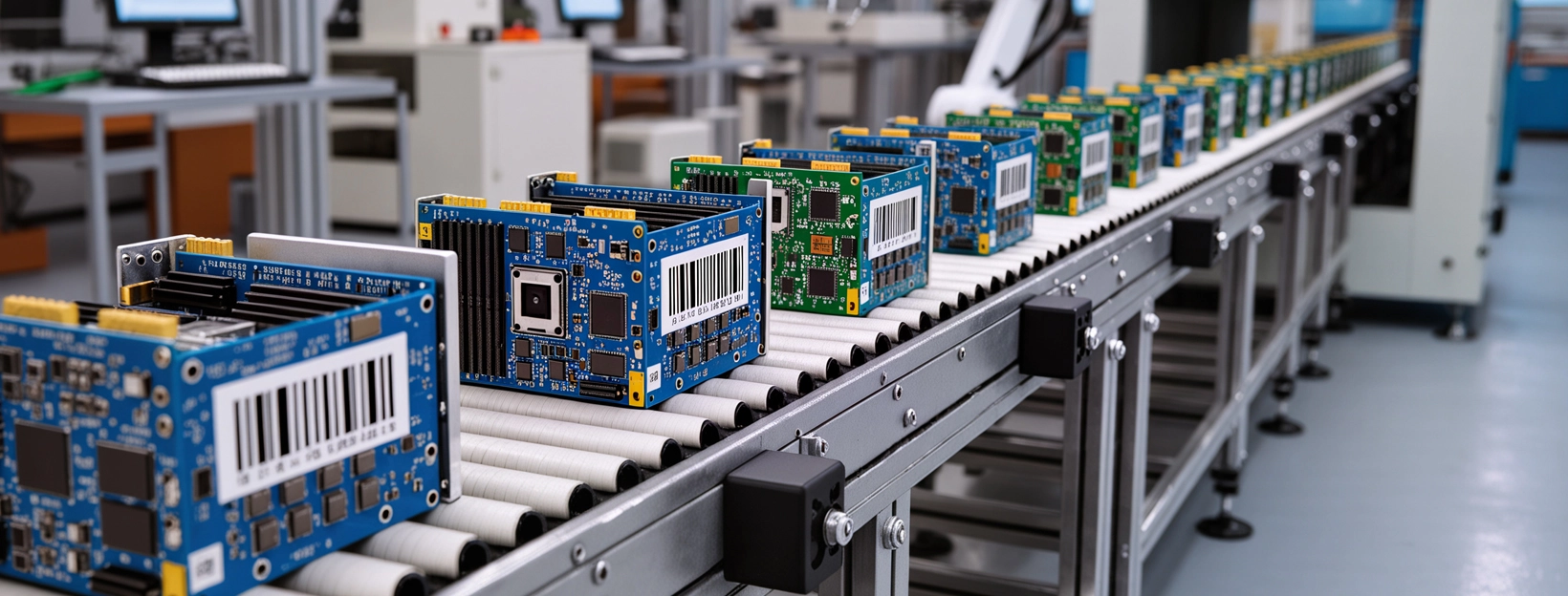 ระบบบาร์โค้ดในอุตสาหกรรมอิเล็กทรอนิกส์